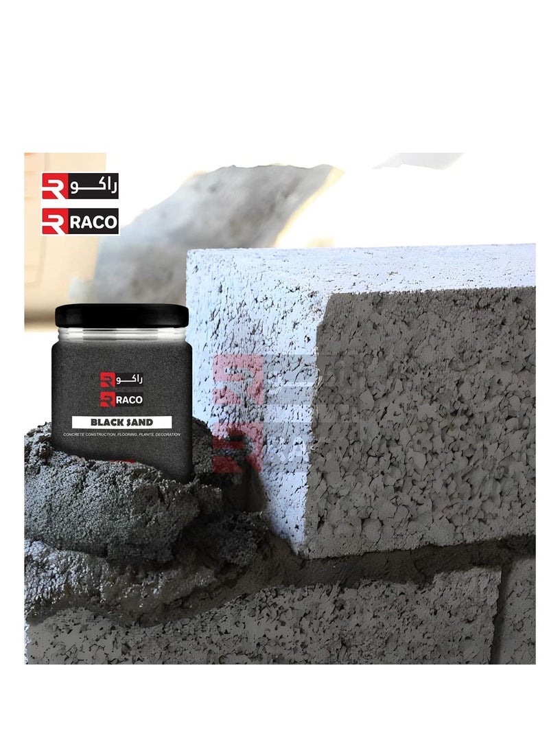 RACO Multi Purpose Natural Sand for Construction Flooring Aquarium Plants and DIY (5KG, BLACK) - Image 2