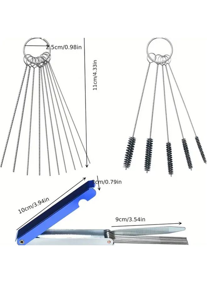 10pcs Carburetor Cleaner Kit Engine Degreaser And Adjustment Tool Set - Image 3