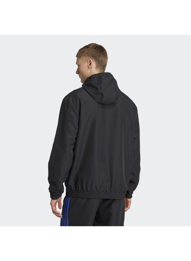 Adidas تييرو إي إس دبليو هود أسود/سيلوبول/كرييل - Image 3