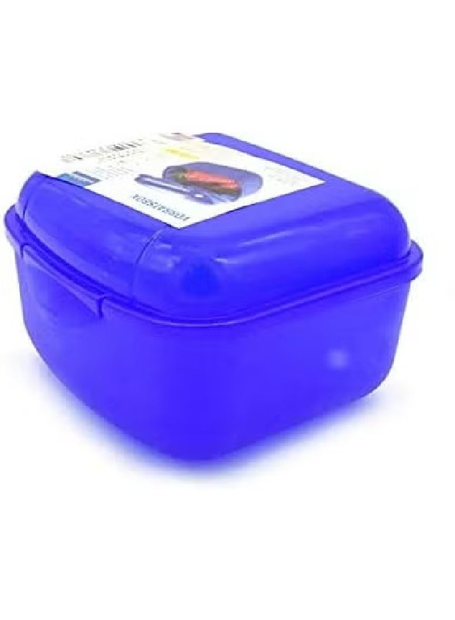 RIVAL Blue Snack Carrier – Snack Container for Kids, School, Office, and Kitchen Food Storage - Image 2