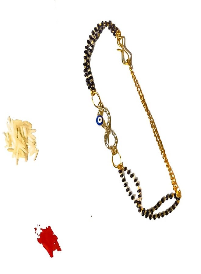 RAGHAV Raksha Bandhan Mangalsutra Bhabhi Rakhi for Bua, Bhabhi (Set of 1) - Image 1