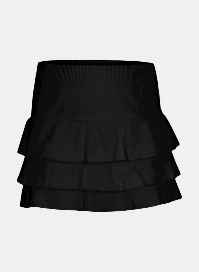Silvy Lycra Wavy Skirt For Girls - Image 1