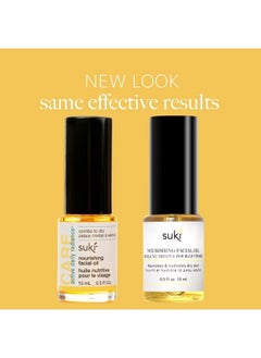 suki Skincare Nourishing Facial Oil With Sunflower Safflower Grape Seed Oils Deeply Hydrates & Nourishes Dry Skin In Need 15 Ml  - Image 3