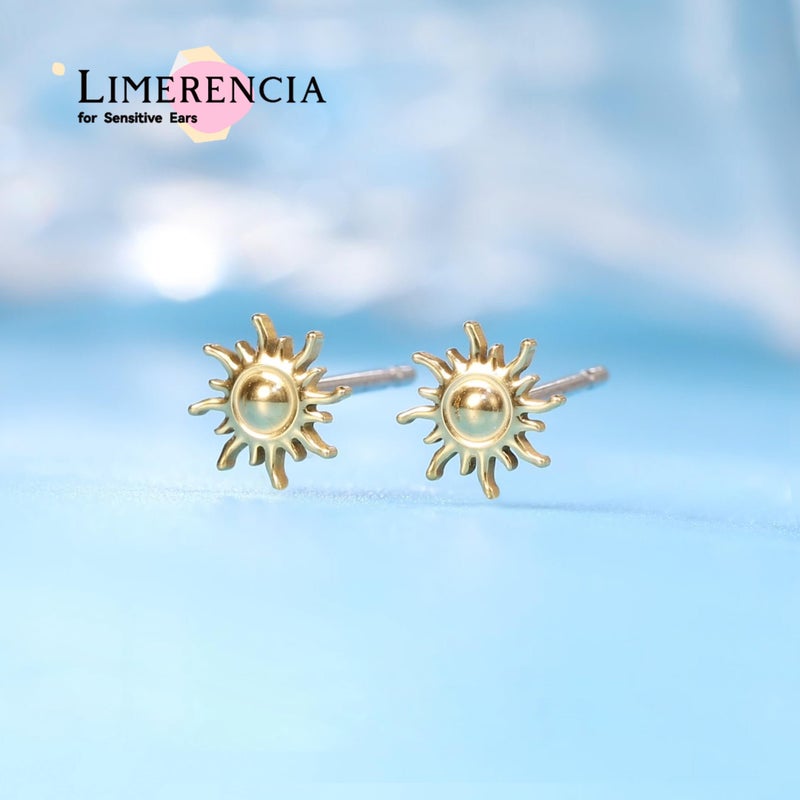 Limerencia Implant Grade Pure Titanium Studs, F136 Hypoallergenic G23 Small Dainty Cubic Zirconia Earrings for Women's Sensitive Ears - Image 3