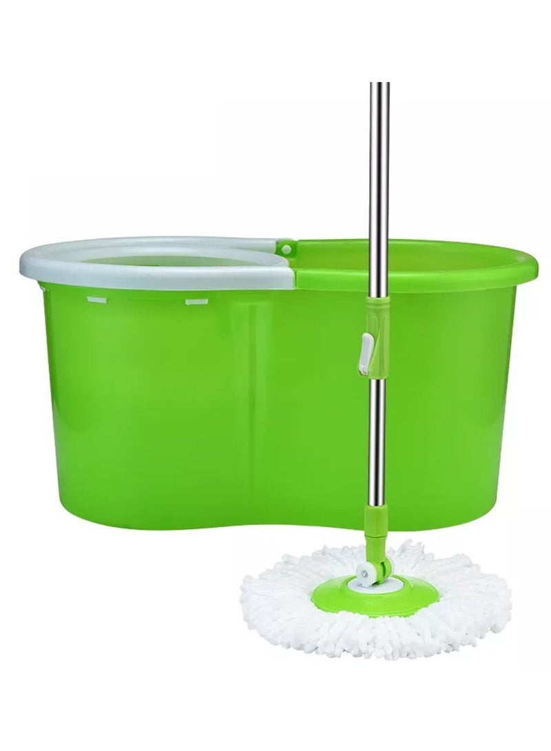 DubaiGallery 360° Rotating Mop With Bucket Dual Mop Heads Use Squeeze Rotating Mop To Quickly Dispensing Rag Floor Mop And Washing Floor Mop Green  - Image 3
