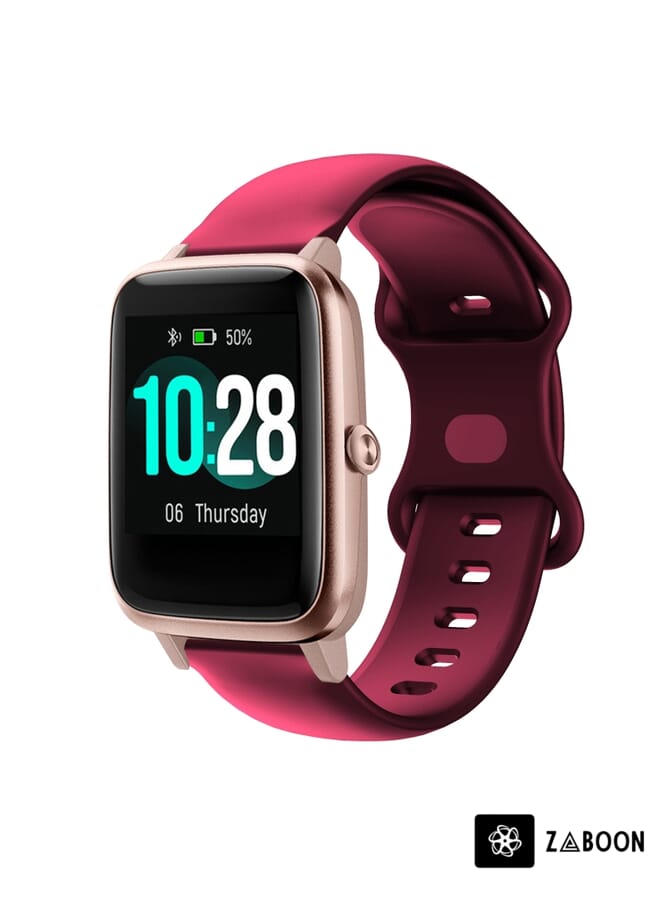 Zaboon سوار ساعة لساعة شاومي هايلو الذكية LS01 19 مم مع مشبك فراشة من السيليكون - Image 1