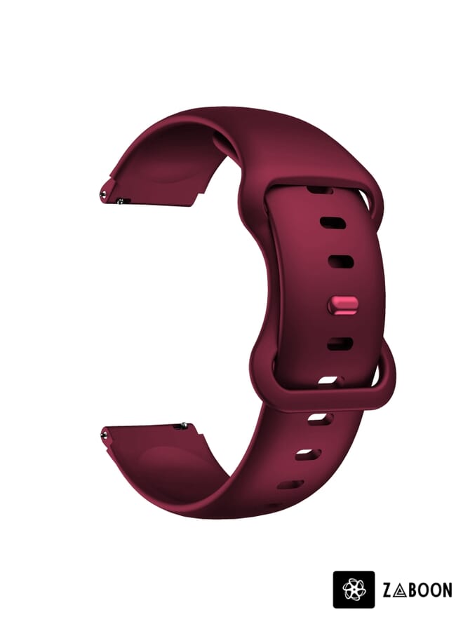 Zaboon سوار ساعة لساعة شاومي هايلو الذكية LS01 19 مم مع مشبك فراشة من السيليكون - Image 2
