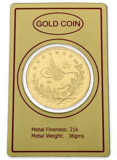 FK Jewellers Gold 21KT Turkish Lira 36 Grams Coin  - Image 3