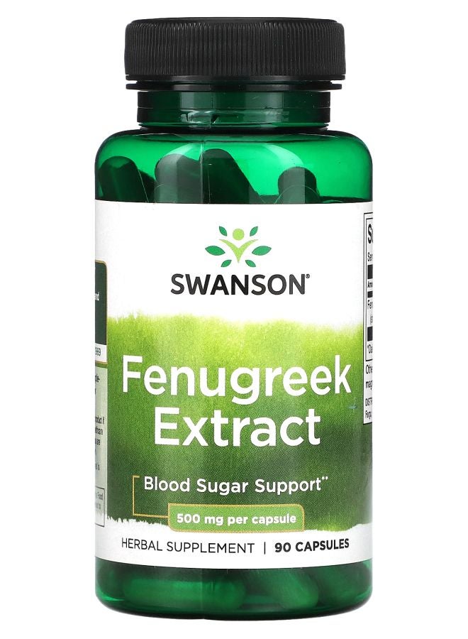 SWANSON Fenugreek Extract 500 mg 90 Capsules