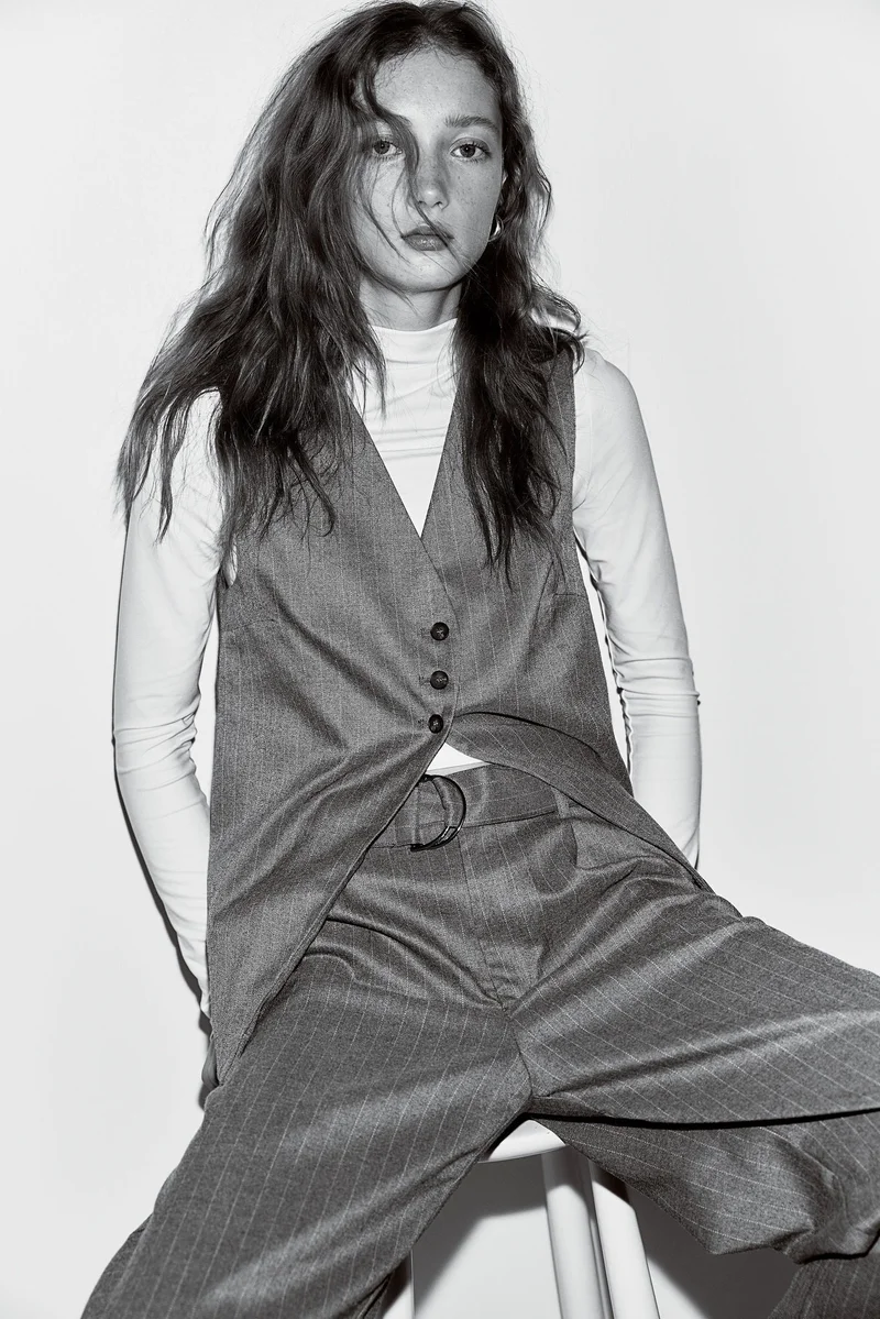 H&M Long suit waistcoat