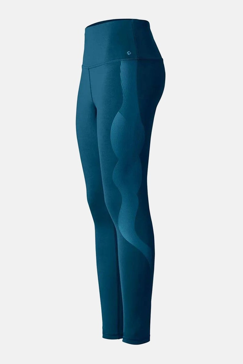 Tchibo Women Sportswear Fit Plain Pull On Training Tights, Navy  - Image 4