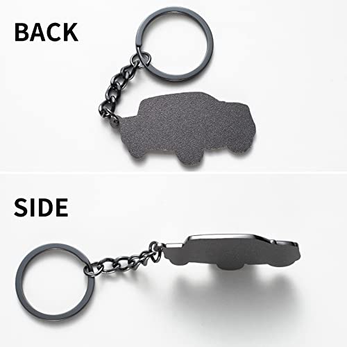 SINLAKUA F150 Keychain for Ford F150 Accessories 2023 F-150 Key Chain Fob Cover 2022 Toy Truck Metal KeyRing Accessories White - Image 4
