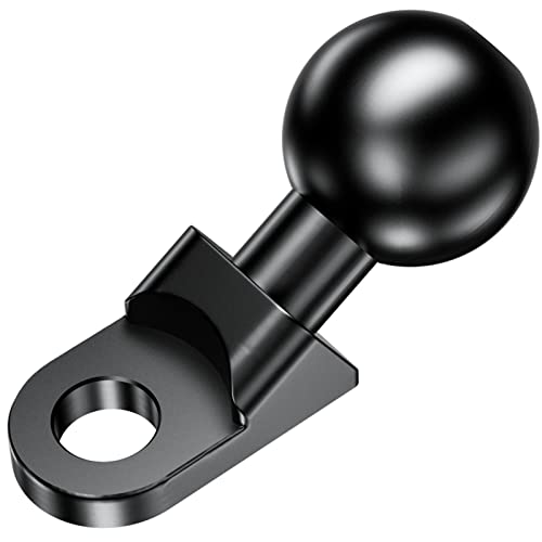 BRCOVAN 1'' Ball Mount Adapter Compatible with RAM Mounts B Size Double Socket Arm, Mounting Hole Diameter 10mm, Angled Design - Image 1