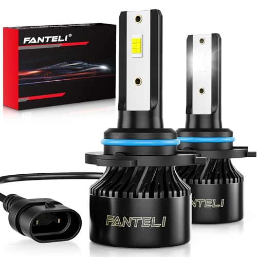FANTELI 𝟫𝟢𝟢𝟨/𝖧𝖡𝟦 Bulbs Low Beam 6500K Cool White 40000LM 900% Brightness, 1:1 Size Plug and Play with Cooling Fan IP68 Waterproof Off-Road Lights, Pack of 2 - Image 1