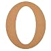 Plaid Unfinished Wood Letter 8 Wooden Surface Perfect for DIY Arts and Crafts Projects 63594 - Image 2