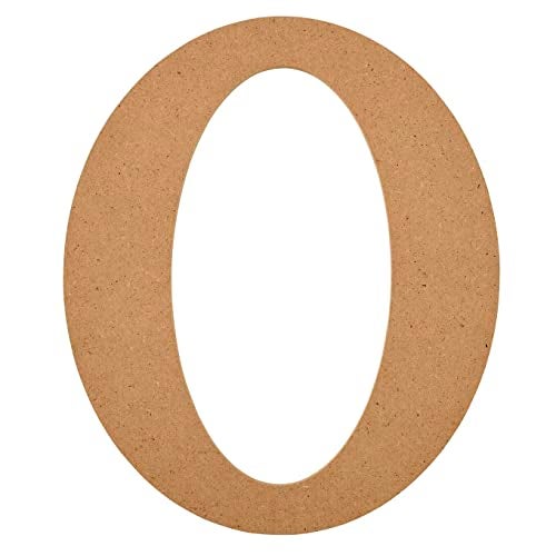 Plaid Unfinished Wood Letter 8 Wooden Surface Perfect for DIY Arts and Crafts Projects 63594 - Image 1