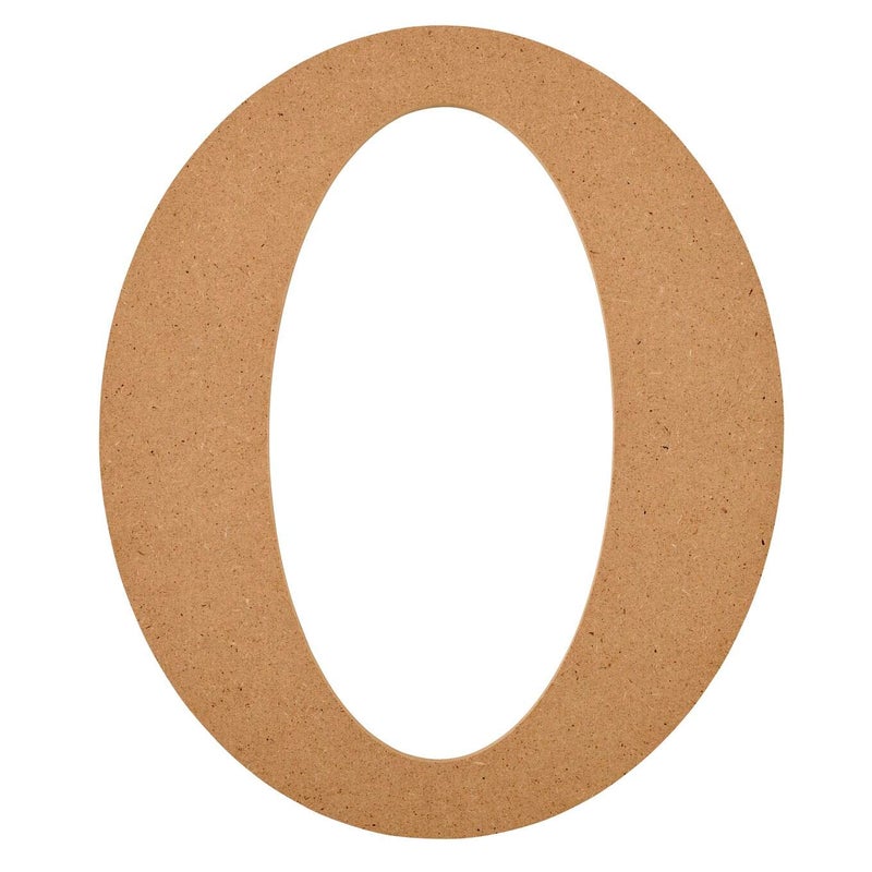Plaid Unfinished Wood Letter 8 Wooden Surface Perfect for DIY Arts and Crafts Projects 63594 - Image 3