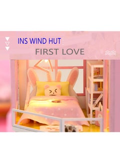 DIY Miniature Dollhouse Kit, Creative Room Mini Wooden Doll House with Furniture Plus for Kids Teens Adults Assemble the Model with Led Light - pzsku/Z8A828964319326A5A041Z/45/_/1729507180/01b9e91e-9bc3-4988-8645-1a38c4147268