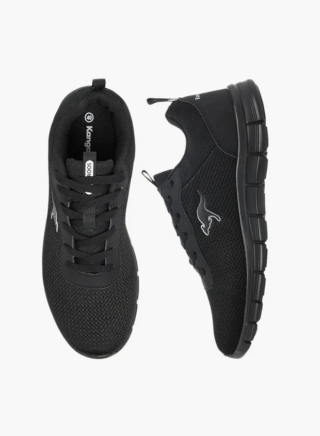 كانغاروس Women's Logo Applique Sports Shoes with Lace-Up Closure