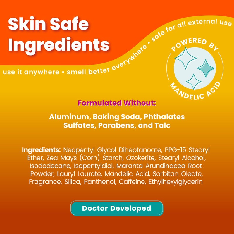 Lume Whole Body Deodorant - Smooth Solid Stick - 72 Hour Odor Control - Aluminum Free, Baking Soda Free and Skin Safe - 2.6 Ounce (Toasted Coconut) - Image 2