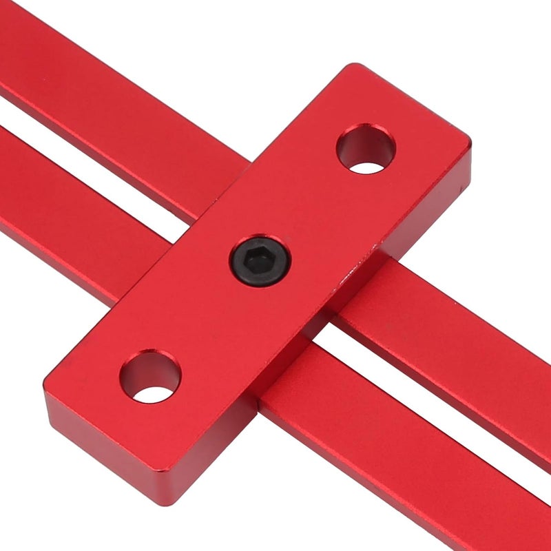 مسطرة قياس خشب من سبائك الألومنيوم 0-370 مم أداة قياس عالية الدقة للنجارة - Image 4