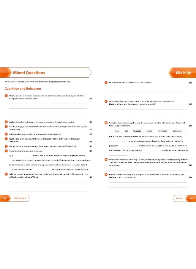 AQA GCSE 9-1 Psychology Complete Revision and Practice: Ideal for the 2025 and 2026 exams