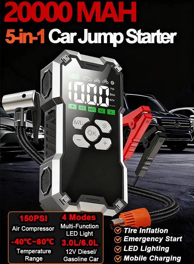Digisand Car Jump Starter Power Bank Portable Car Battery Starter For 12V Car Emergency Booster Starter Starting Device 150P - Image 1