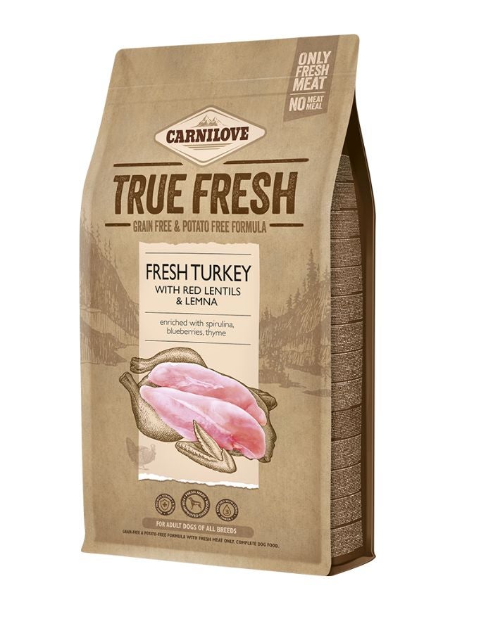 Carnilove True Fresh Turkey for Adult Dogs | Grain-Free Dog Food with Red Lentils & Lemna - Image 1