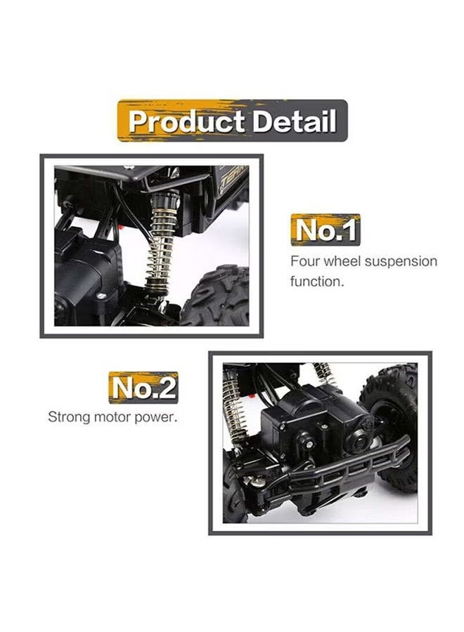 لنكوو سيارة لعبة بيج فوت عالية السرعة للتسلق على الطرق الوعرة مع جهاز تحكم عن بعد للأعمار من 8 سنوات فما فوق، 27×18×14 سم - Image 4