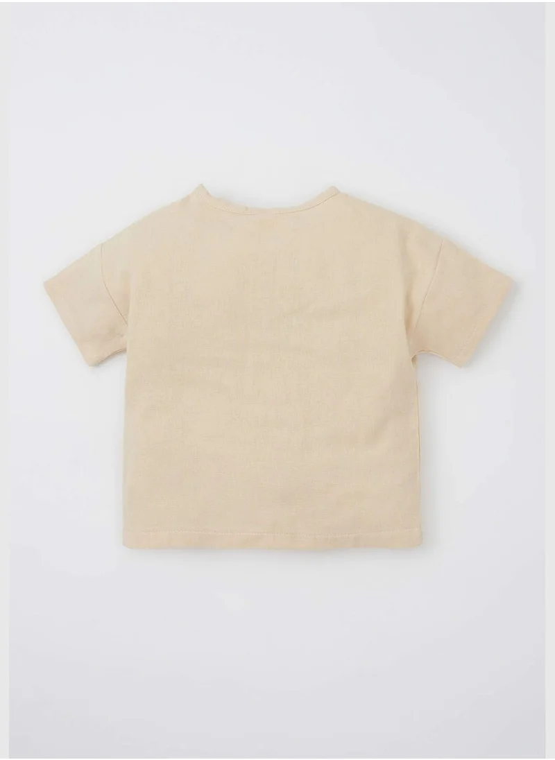 ديفاكتو Regular Fit Shorts Sleeve Shirt