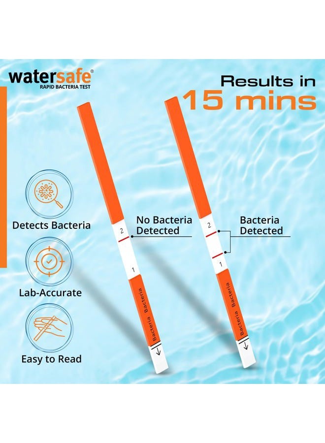WaterSafe Rapid Bacteria Water Test 10-Pack for Pools, Gyms, Water Parks, Janitorial - Image 5