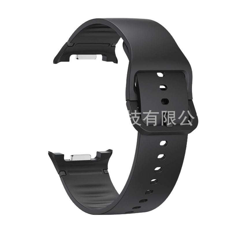سوار ساعة ذكية رياضي من السيليكون متوافق مع Samsung Galaxy Watch 8 Classic بملاءمة قابلة للتعديل وحزام ناعم للاستبدال اليومي باللون أزرق قابل للتعديل - Image 5