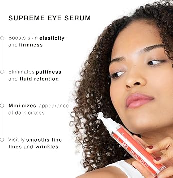Dr. Sebagh Dr Sebagh Supreme Eye Serum 15ml Advanced RollOn Formula Designed to Aid Smoother Younger FirmerLooking Skin Helps Reduce Puffiness Circles Fine Lines Wrinkles Boosts Elasticity - Image 2