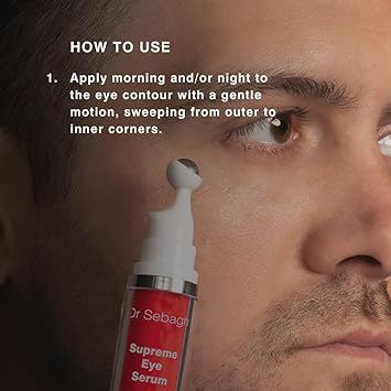 Dr. Sebagh Dr Sebagh Supreme Eye Serum 15ml Advanced RollOn Formula Designed to Aid Smoother Younger FirmerLooking Skin Helps Reduce Puffiness Circles Fine Lines Wrinkles Boosts Elasticity - Image 5