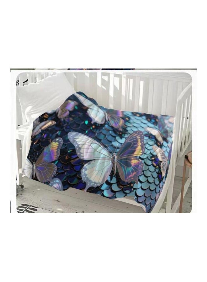 عام بطانية رقيقة من الفانيلا (دافئة ومريحة، ومناسبة للنوم واستخدام الألعاب وإزالة الغبار ومقاومة للرمل) 150 سم * 200 سم - 398 - Image 3