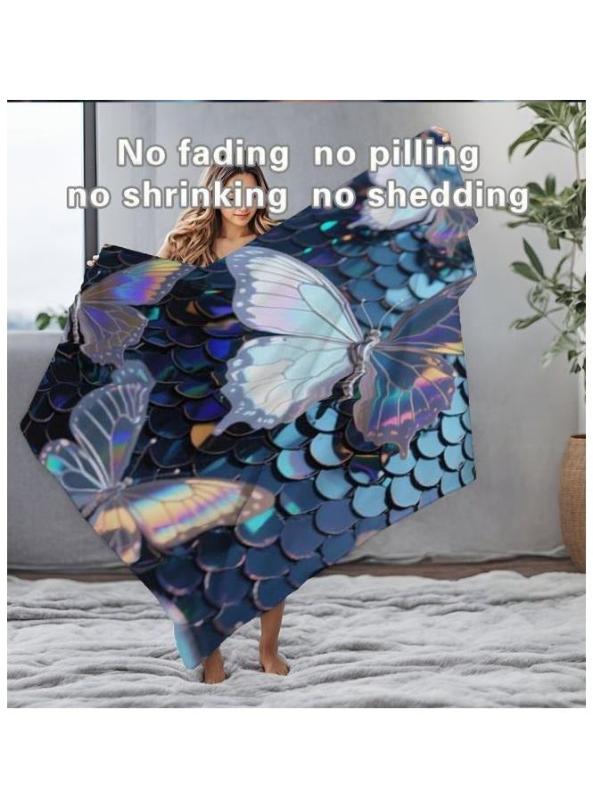 عام بطانية رقيقة من الفانيلا (دافئة ومريحة، ومناسبة للنوم واستخدام الألعاب وإزالة الغبار ومقاومة للرمل) 150 سم * 200 سم - 398 - Image 5