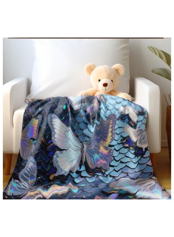 عام بطانية رقيقة من الفانيلا (دافئة ومريحة، ومناسبة للنوم واستخدام الألعاب وإزالة الغبار ومقاومة للرمل) 150 سم * 200 سم - 398 - Image 1