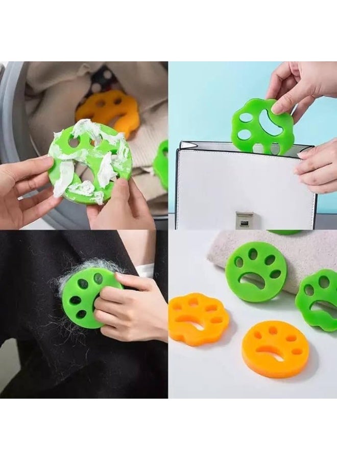DIY Dander Lint Remover Balls – 50 Pcs Multicolor Animal Hair & Fabric Fuzz Catcher, Reusable Pet Hair Remover for Washing Machine, Clothes, Bedding & Laundry Care