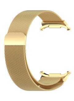 Generic Replacement Band for Samsung Galaxy Watch Ultra 47mm 2024 Band Magnetic Stainless Steel Strap Loop Watch Band Sports Straps (Gold)  - Image 3