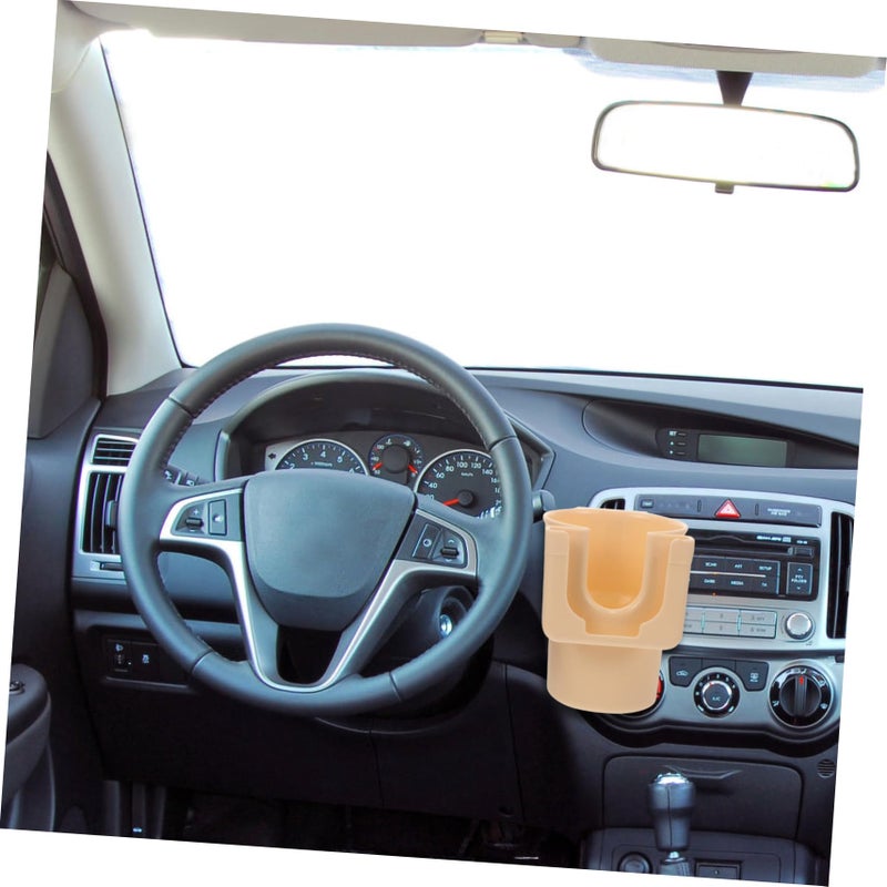 2Pcs Black Car Cup Holder For Vent Universal Beverage Storage Organizer Easy Clean Design - Image 5