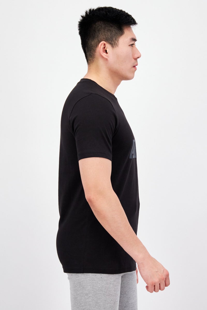 PUMA Men Sportswear  Fit Short Sleeves Outdoor T-Shirt, Black - Image 2