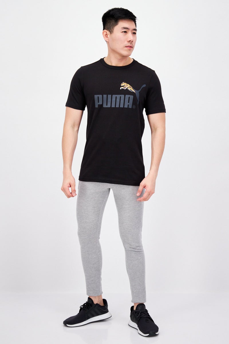 PUMA Men Sportswear  Fit Short Sleeves Outdoor T-Shirt, Black - Image 3