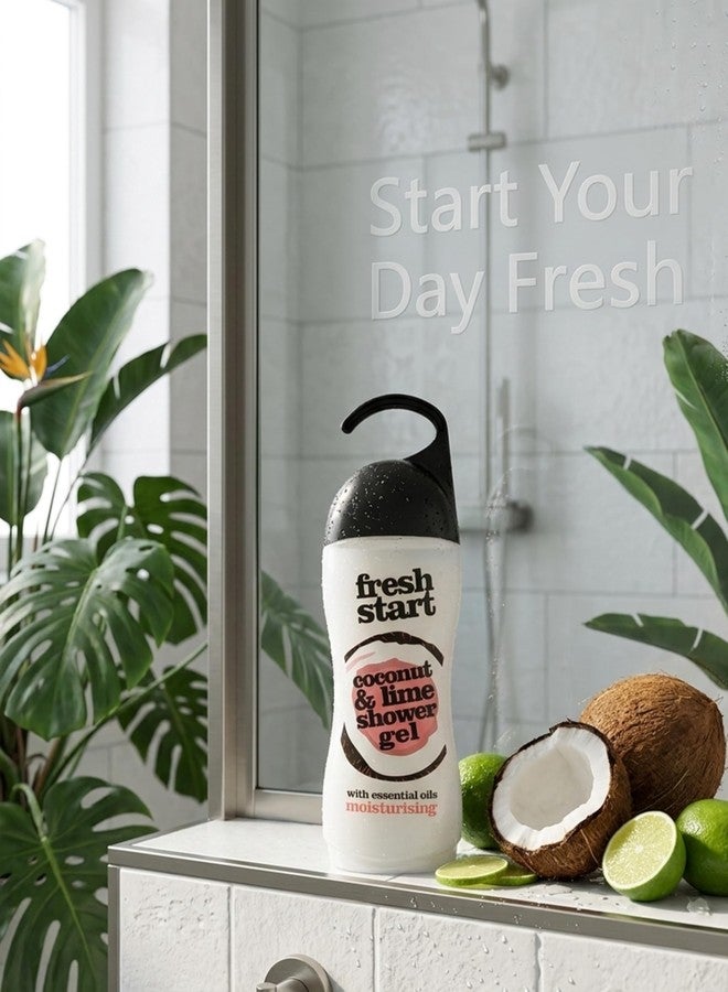 XHC Xpel Marketing Fresh StartCoconut & Lime Body Wash with Essential Oils, Liquid Shower Gel for Glowing Skin, Moisturizing, Soft & Youthful skin, No paraben & silicone 400ml - Image 4