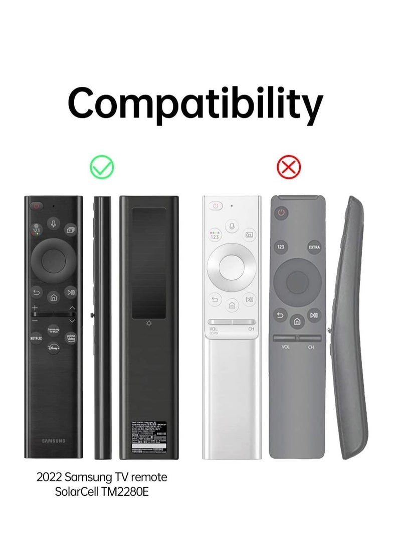 Electronic - Silicone Protective Case for Samsungs Remote Control BN59-01386C BN59-01386B Smart TV Remote Dustproof Cover for TM2280E (Blue) - Image 2