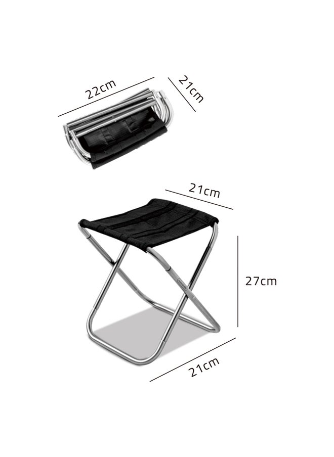 AL SANIDI - Fodable Trips Chair Trips Chair Black Size21*21*27 Cm - Image 1