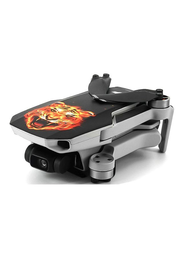 NIBEMINENT Waterproof Sticker For DJI Mavic Mini Drone Black/Orange  - Image 2
