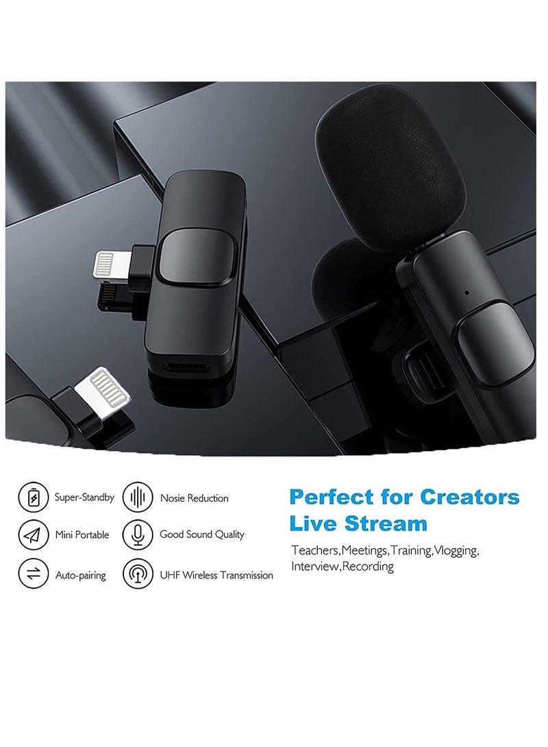 ELTRAZONE Upgraded （Plug-Play） Wireless Lapel Lavalier Microphone for iPhone iPad Recording, YouTube Facebook Live Stream,Vlog, Auto-Sync Wireless Mic with  FOR Bluetooth  - Image 5