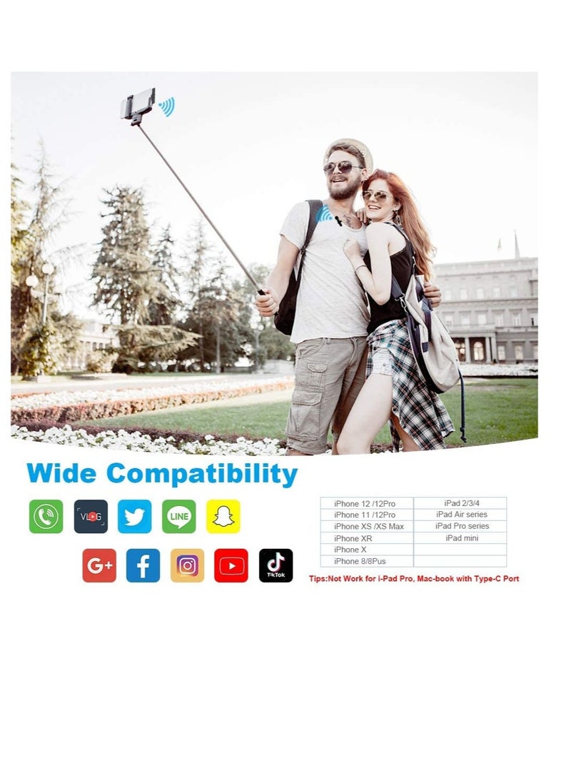 ELTRAZONE Upgraded （Plug-Play） Wireless Lapel Lavalier Microphone for iPhone iPad Recording, YouTube Facebook Live Stream,Vlog, Auto-Sync Wireless Mic with  FOR Bluetooth  - Image 3