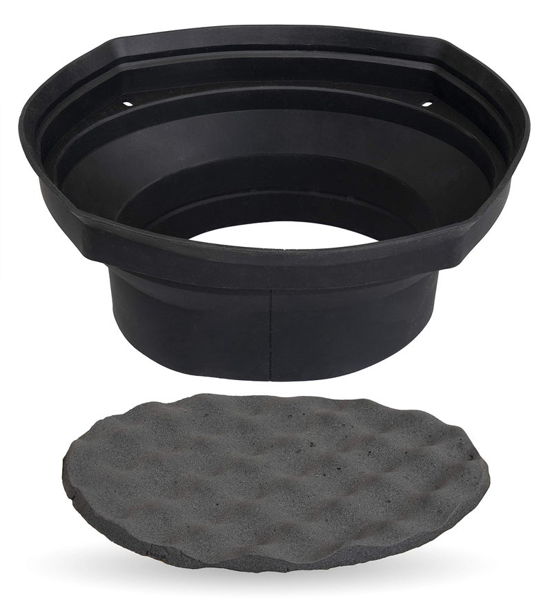 NVX XBAF68 2 Piece Universal 6" x8” and 5"x7" Silicone Rubber Speaker Baffles with Self Adhesive Foam Base Pad - Image 5