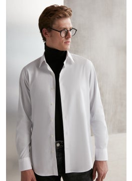 GRIMELANGE Sven Men's White Shirt  - Image 1